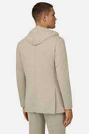 Sweatjacke Madison aus elastischem Baumwollmix, Beige, thumb, 3