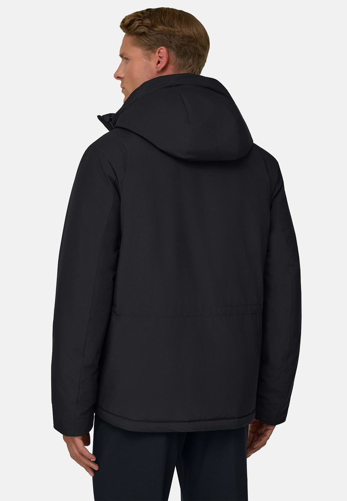 Jacket in Technical Fabric Padded, Black, hi-res, 4