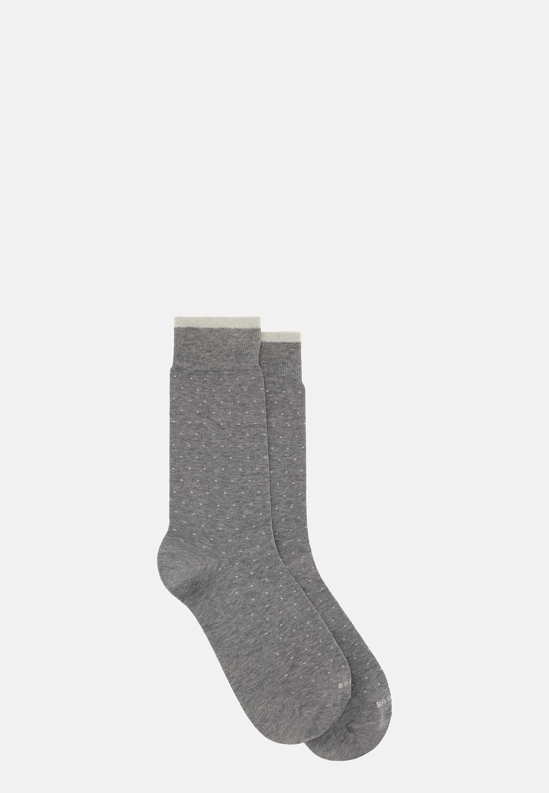 Socken mit Mikropunktemuster, Grau, hi-res, 2
