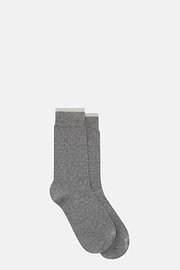 Socken mit Mikropunktemuster, Grau, thumb, 2