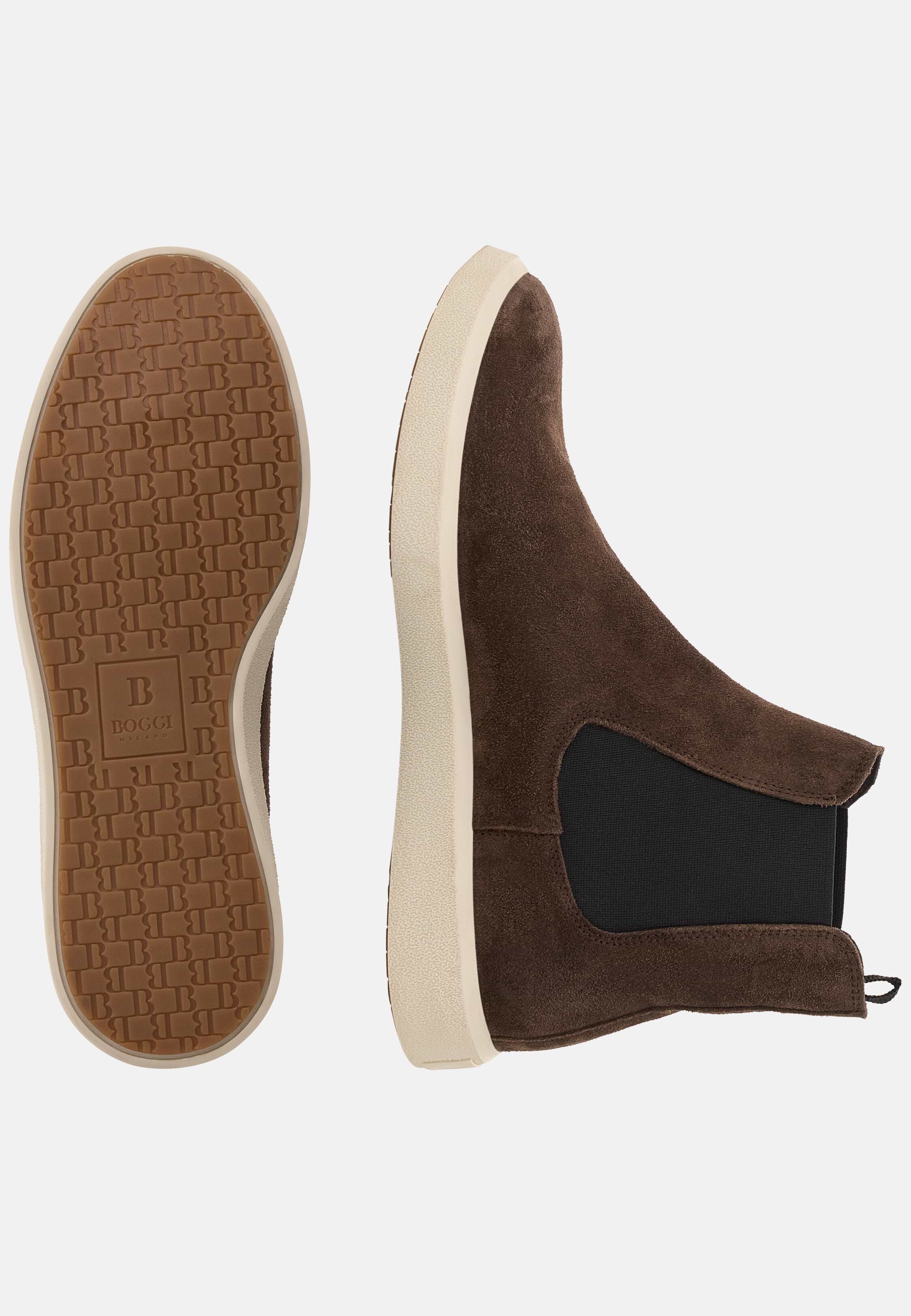 Boggi Milano Suede Leather Ankle Boots Boggi - Corduroy is one of the distinctive trends this  main image 4