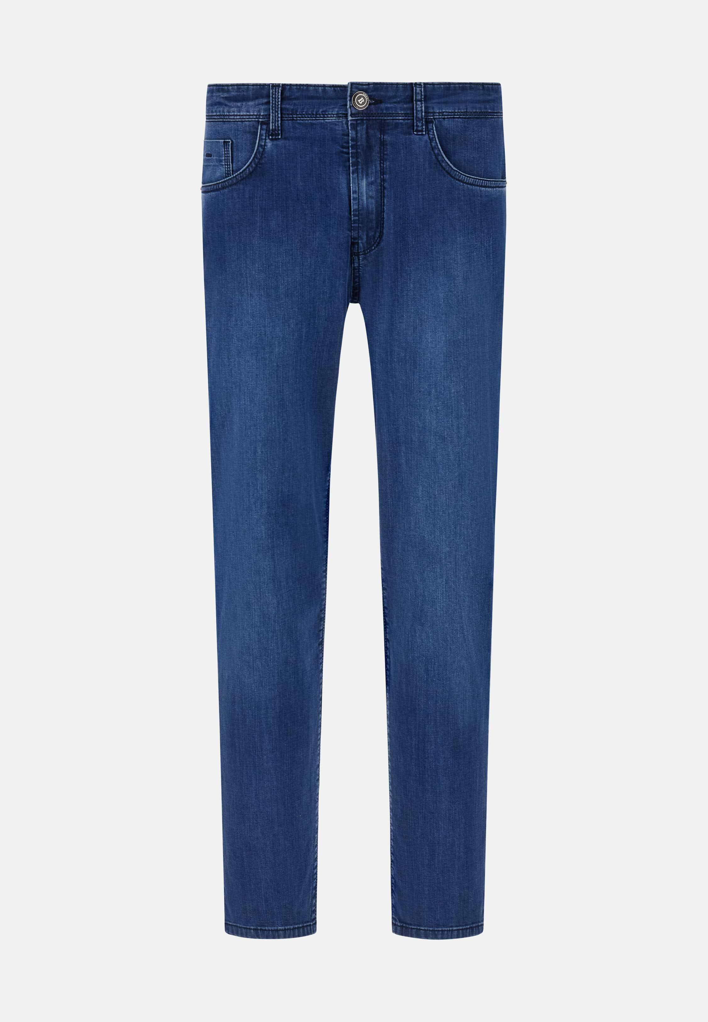 Ultra-LightweightMediumBlueStretchDenimJeans