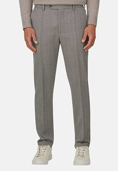 Trousers in Herringbone Flannel