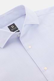 Camicia In Cotone Regular Fit, Azzurro, thumb, 5