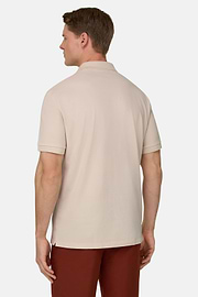 Polo En Piqué de Coton Coupe Classique, Naturel, thumb, 3