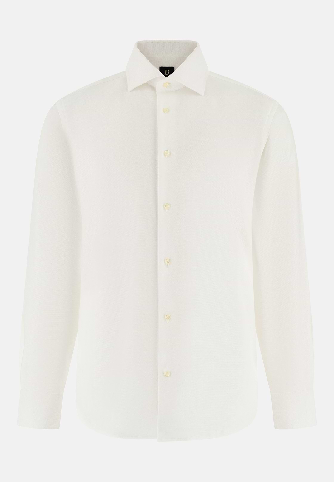 Hemd Aus Baumwolle Slim Fit, Weiß, hi-res, 6