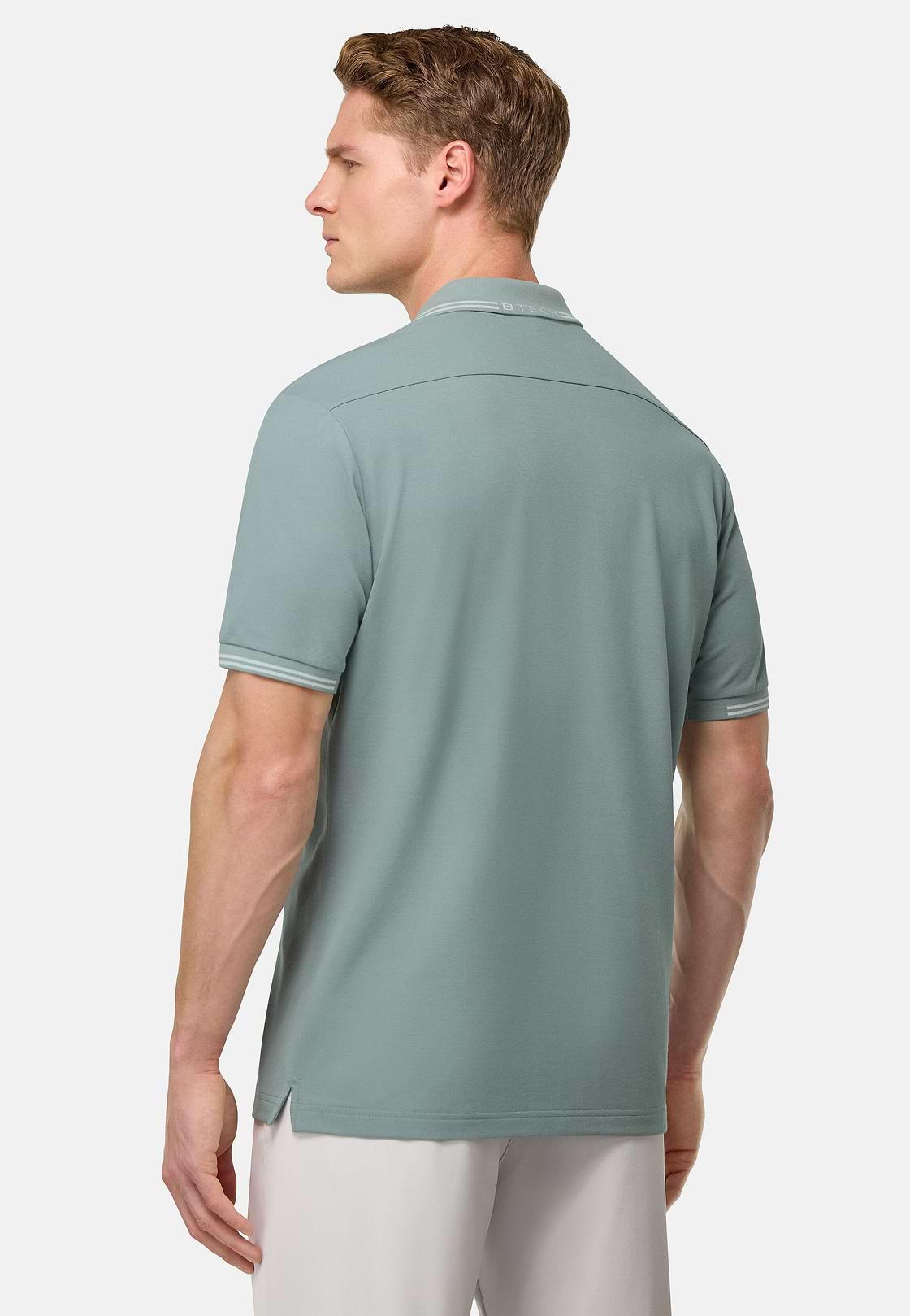 Cool Jade-Fresh Piqué Polo Shirt, Light Green, hi-res