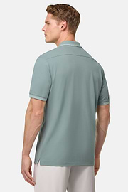 Cool Jade-Fresh Piqué Polo Shirt, Light Green, hi-res