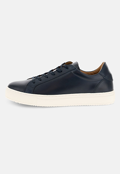 Sneakers Bleu Marine En Cuir