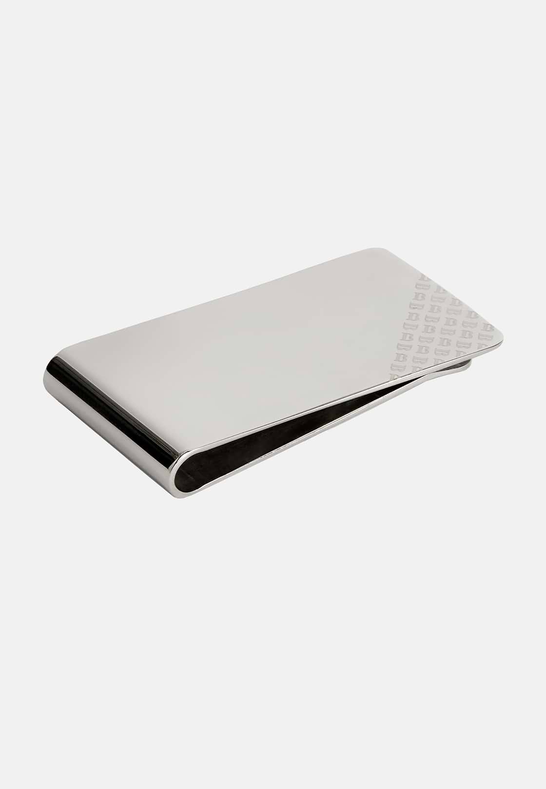 Logo money clip, Silver, hi-res