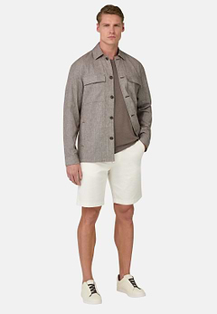 Cotton Linen Shirt Jacket