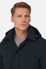 Raincoat in Technical Fabric, Navy blue, thumb, 3