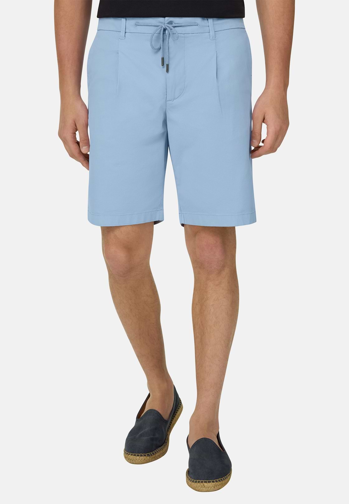 Bermuda Summer En Coton Extensible, Bleu clair, hi-res, 1