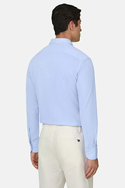 Regular Fit Cotton Jersey Polo Shirt, Light Blue, thumb, 3