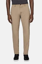 Pantaloni In Nylon Elasticizzato B Tech, Beige, hi-res