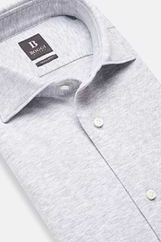 Regular Fit Cotton Jersey Polo Shirt, Light grey, hi-res