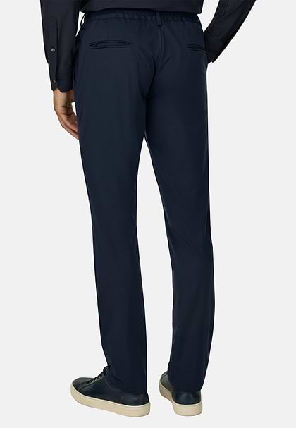 Pantalon En Nylon Stretch Btech, bleu marine, hi-res