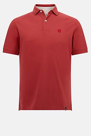 Polo Aus Baumwollpikee., Rot, thumb, 5