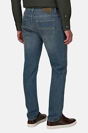 Jeans in Light Blue Stretch Denim, Light Blue, thumb, 5