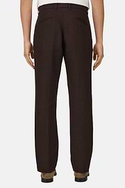 Linen Trousers, Brown, thumb, 3
