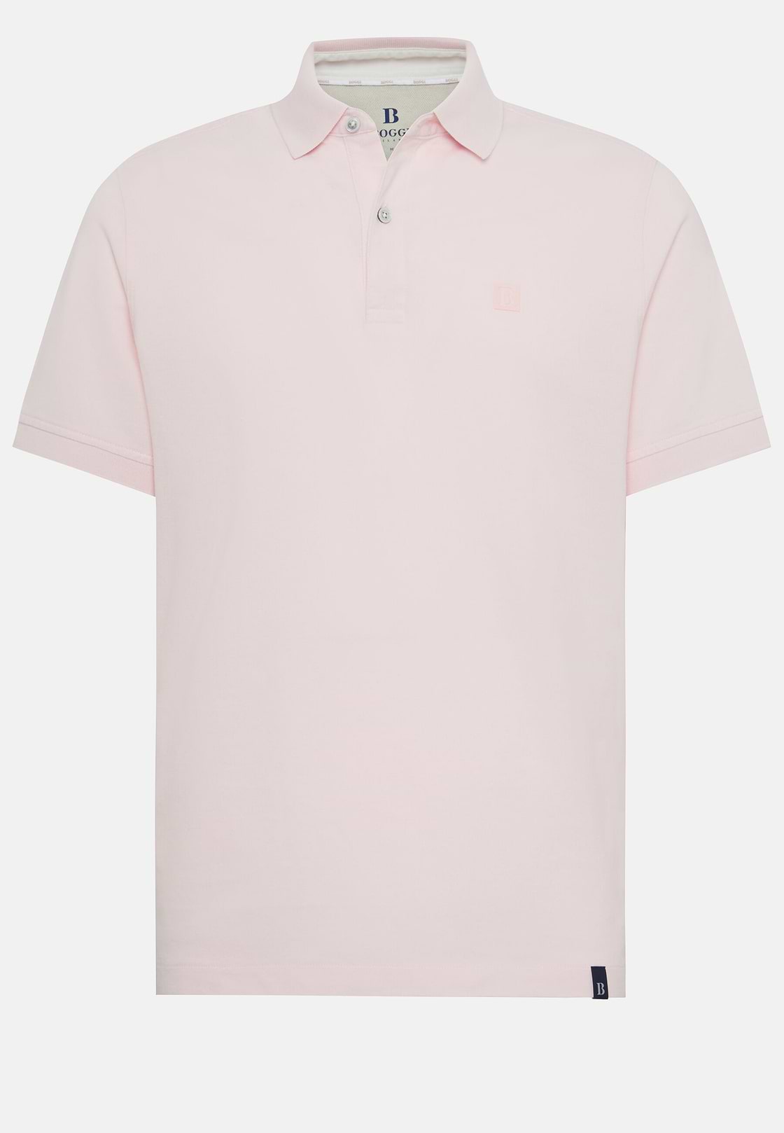 Cotton Piqué Polo Shirt, Pink, hi-res