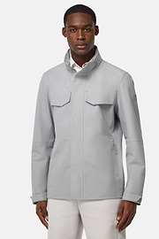 B Tech Field Jacket in Technical Fabric, Ice, hi-res