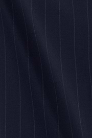 Suit Pinstripe in S130 Wool, Blue, thumb, 6
