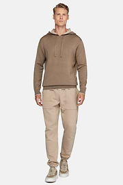 Katoenen broek, Beige, hi-res