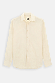 Shirt in Cotton Blend Corduroy Regular Fit, OFFWHITE, thumb, 7