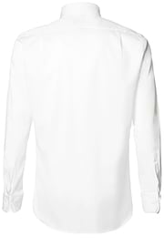 Camicia da smoking in cotone tailored fit, , thumb, 3