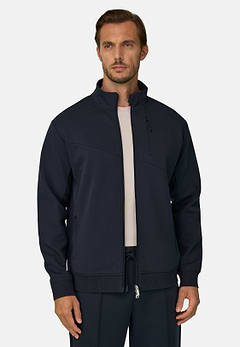 Sweatshirt with Roll Neck in Scuba
