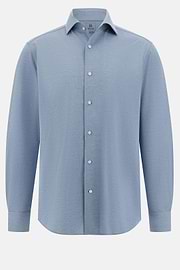 Regular Fit Japanese Jersey Polo Shirt, Indigo, hi-res