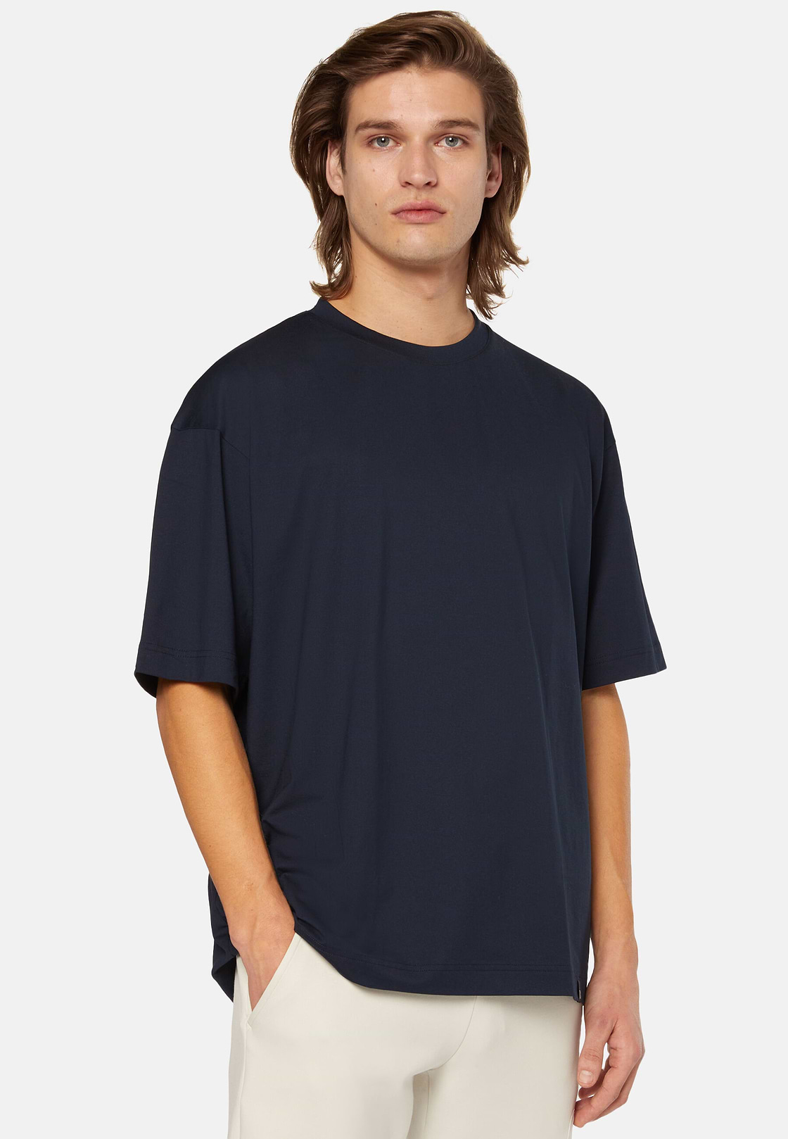 High-Performance Jersey T-Shirt, Navy blue, hi-res