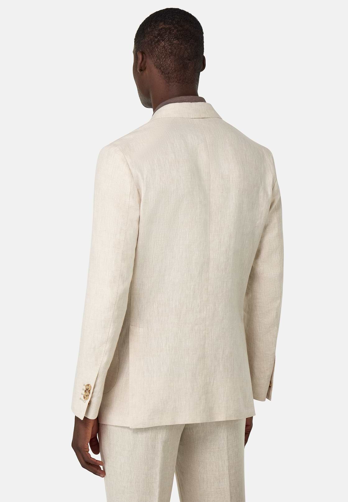 Pure Linen Suit, Beige, hi-res
