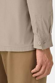 Overshirt in Corduroy Lined with Flannel, Sand, thumb, 4