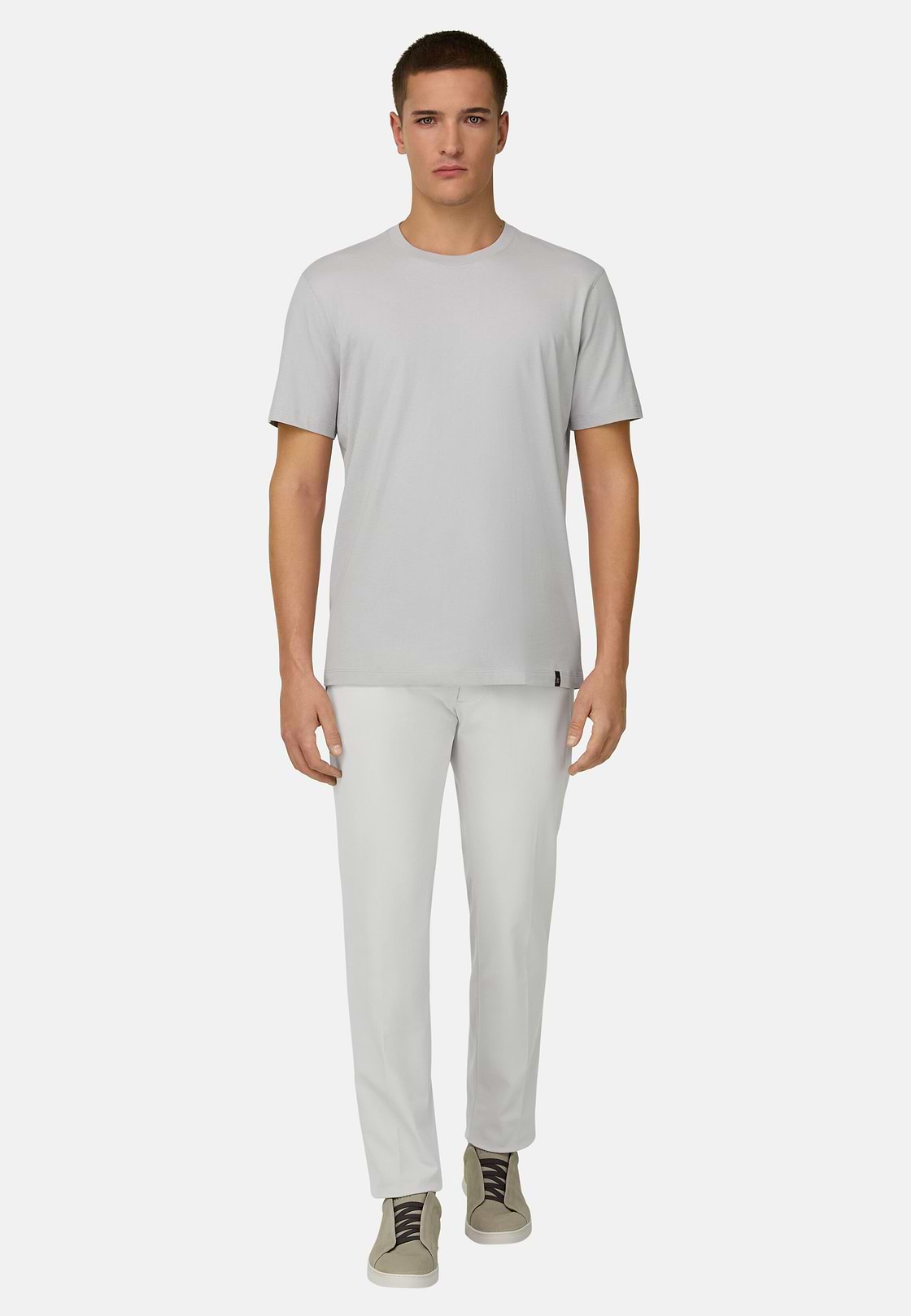Cotton Tshirt, Ice, hi-res, 1