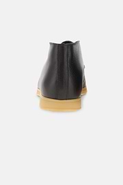 Ankle Boots in Grained Leather, Dark brown, thumb, 5