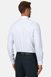 Overhemd Gestreept in Katoen Dobby Regular Fit, Light Blue, thumb, 6