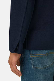 Shacket in Wool, Navy blue, thumb, 5