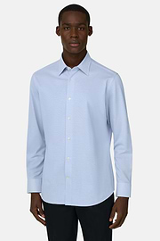 Polohemd Aus Japanischem Jersey Regular Fit, Hellblau, thumb, 1