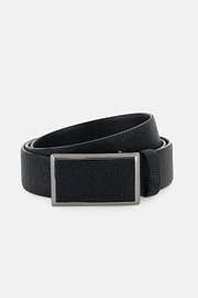 Belt in Leather with Gift Box, Black, thumb, 1