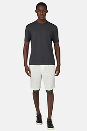 Bermudas in Linen, White, hi-res