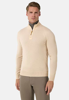 Cashmere Half-Zip Jumper