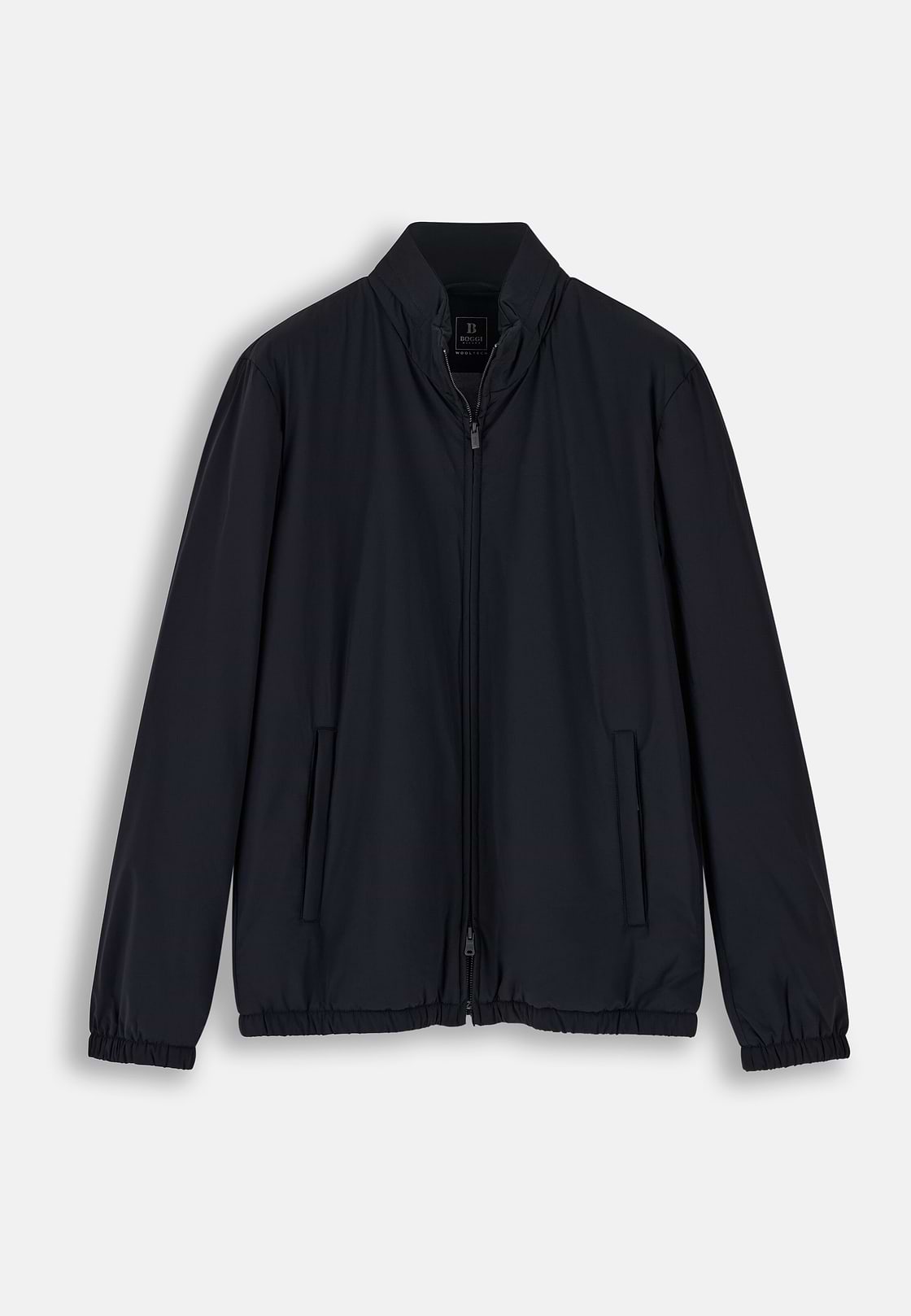 Bomber in Technical Fabric B Tech, Navy blue, hi-res, 6