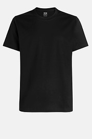 Camiseta De Punto De Algodón Pima, Negro, hi-res