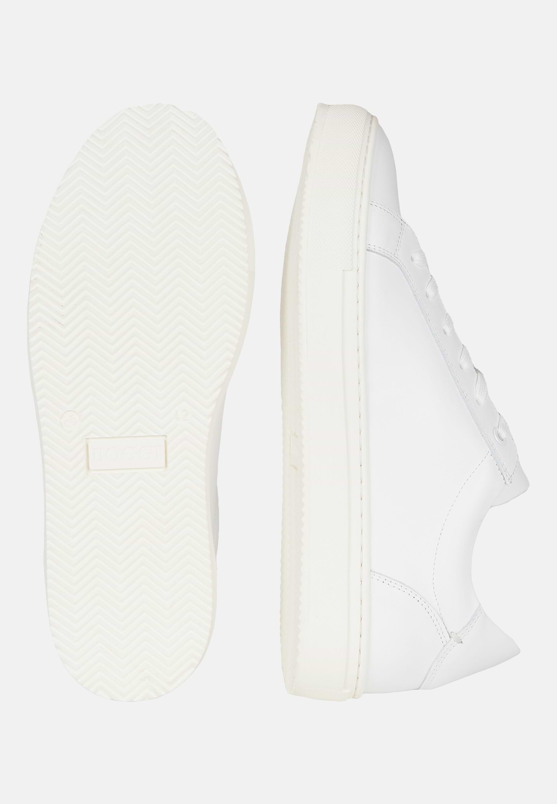 WhiteLeatherTrainers shoes - Image 4