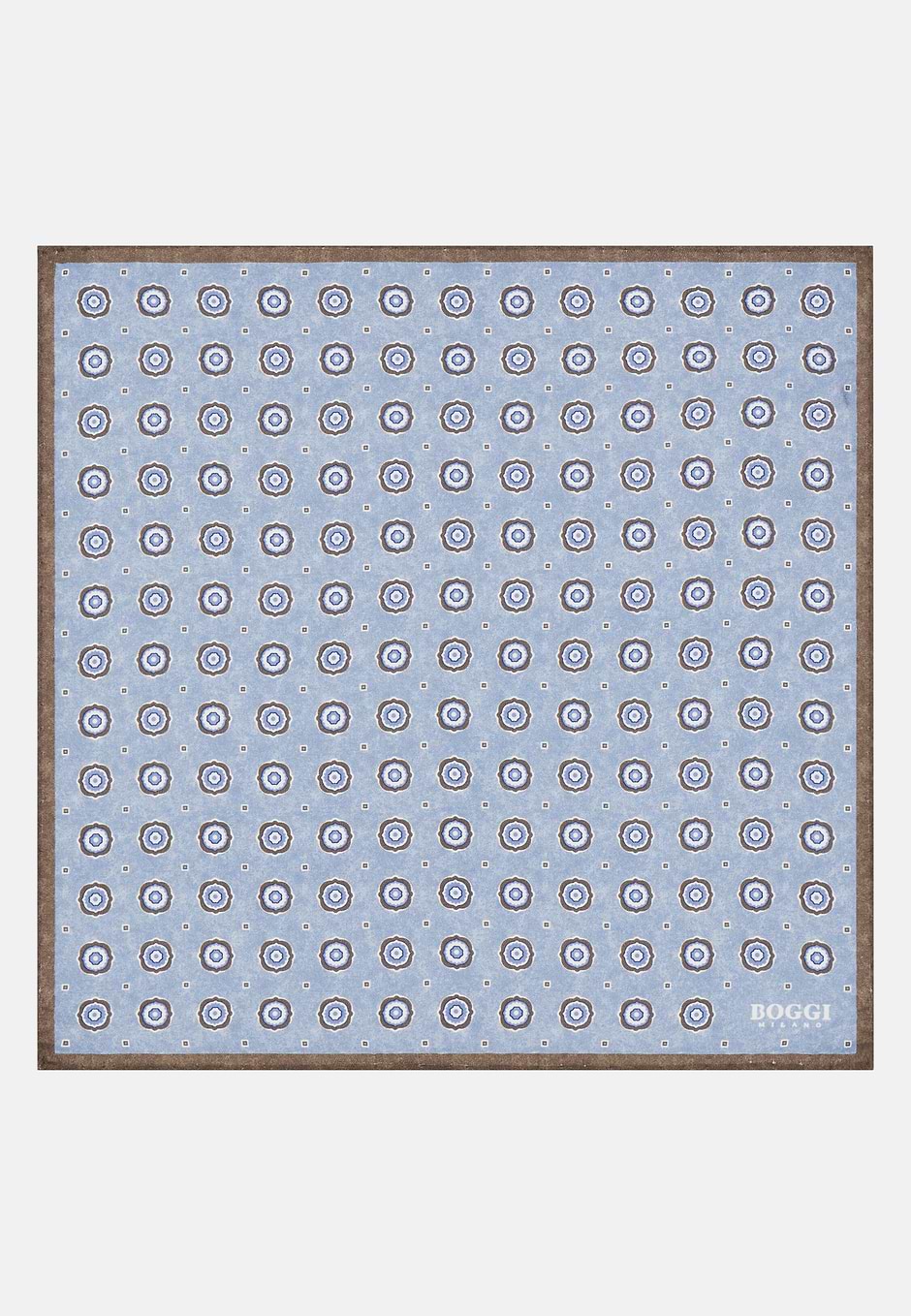 VA | Fazzoletto Da Collo Con Serigrafia Cashmere A Pois In Lino