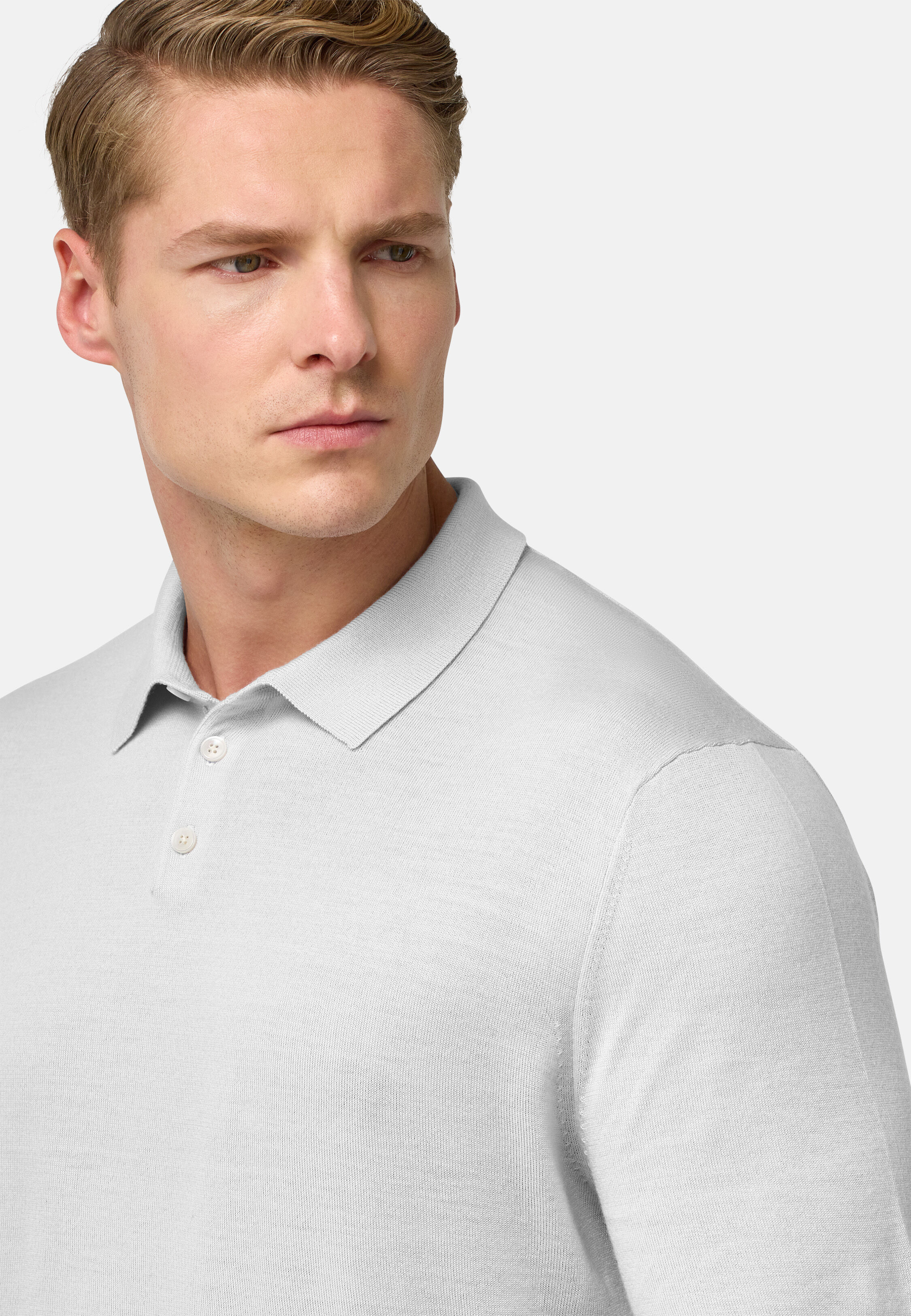 Wool polo shirt sales
