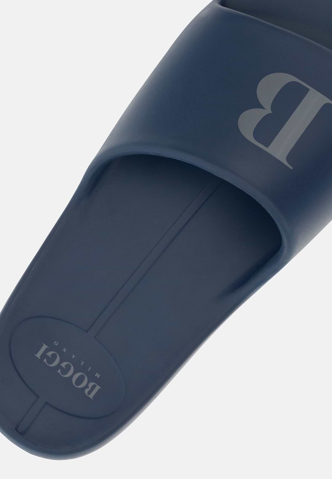 Logo slipper in Eva, Navy blue, hi-res, 3