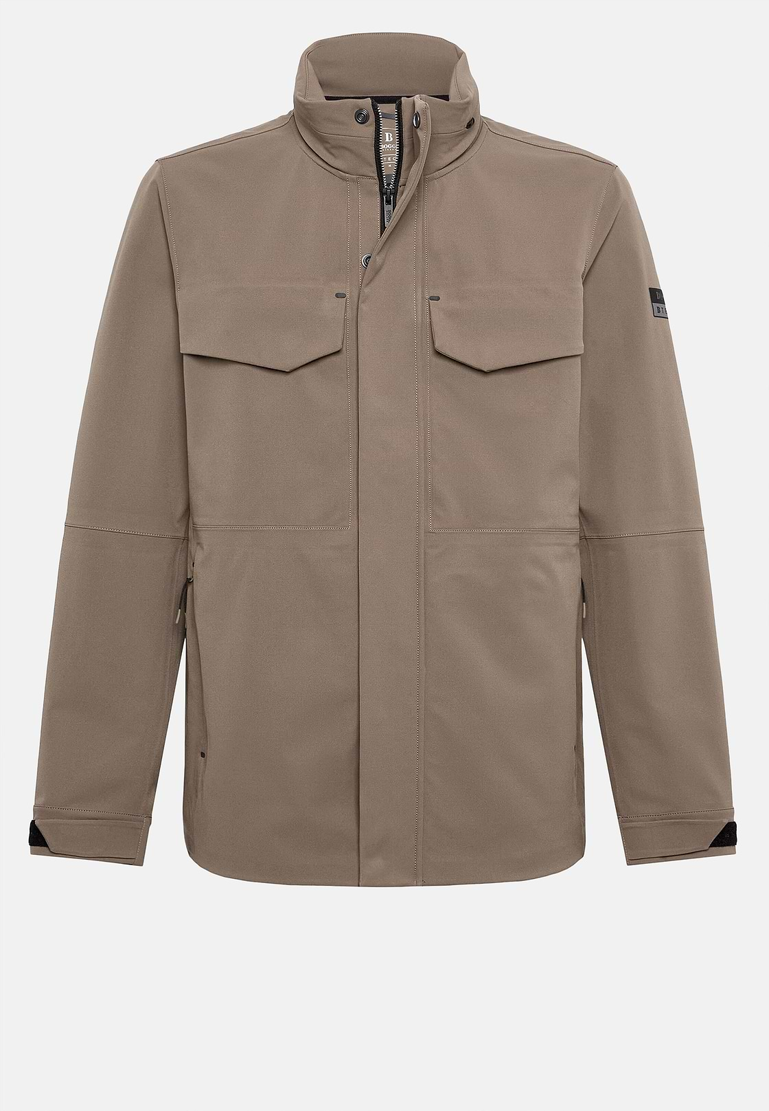 Field Jacket De Tejido Técnico Reciclado B Tech, Taupe, hi-res